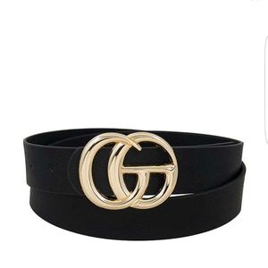 Stylish Buckle Belt with GOLD HARDWARE